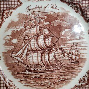 Friendship of Salem Vintage Plate by Fair Winds